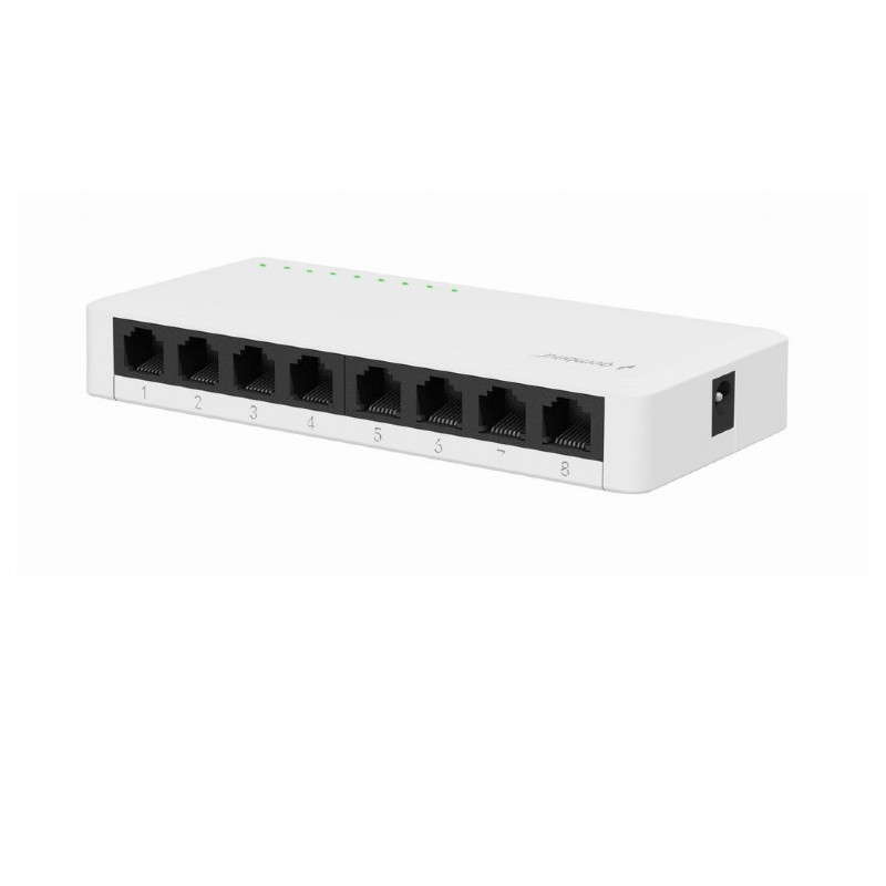 SWITCH GIGABIT 8 PTOS 10/100/1000 Mbps.