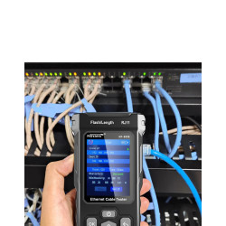 TESTER DE RED RJ45 / RJ11 - SONDA Y PANTALLA LCD