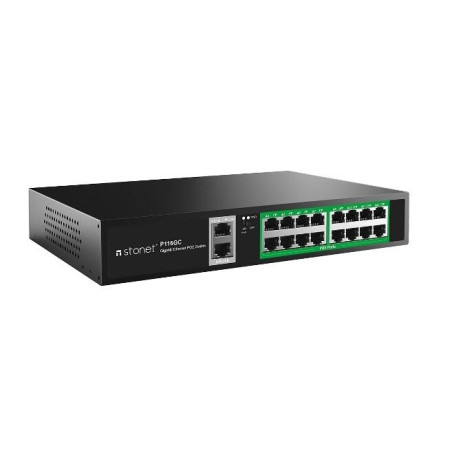 SWITCH P.O.E 16 PTOS Giga ( 16 POE) +2 LAN 200W