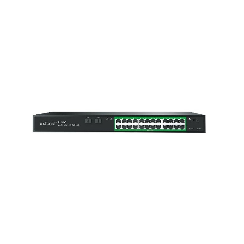 SWITCH P.O.E 24 PTOS Giga POE +2 SLOT SFP STONET