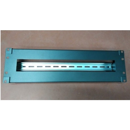PANEL 19"  CARRIL DIN PARA 22 MECANISMOS 3U