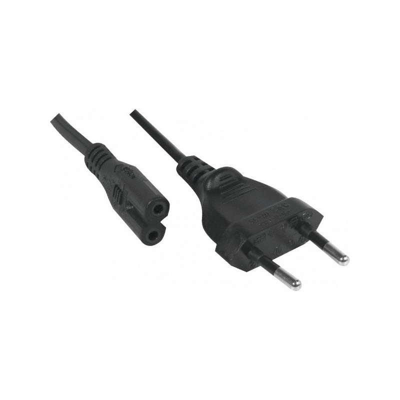 CABLE DE ALIMENTACION PORTATIL (OCHO) 1.8 Mts