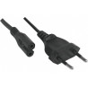 CABLE DE ALIMENTACION PORTATIL (OCHO) 1.8 Mts