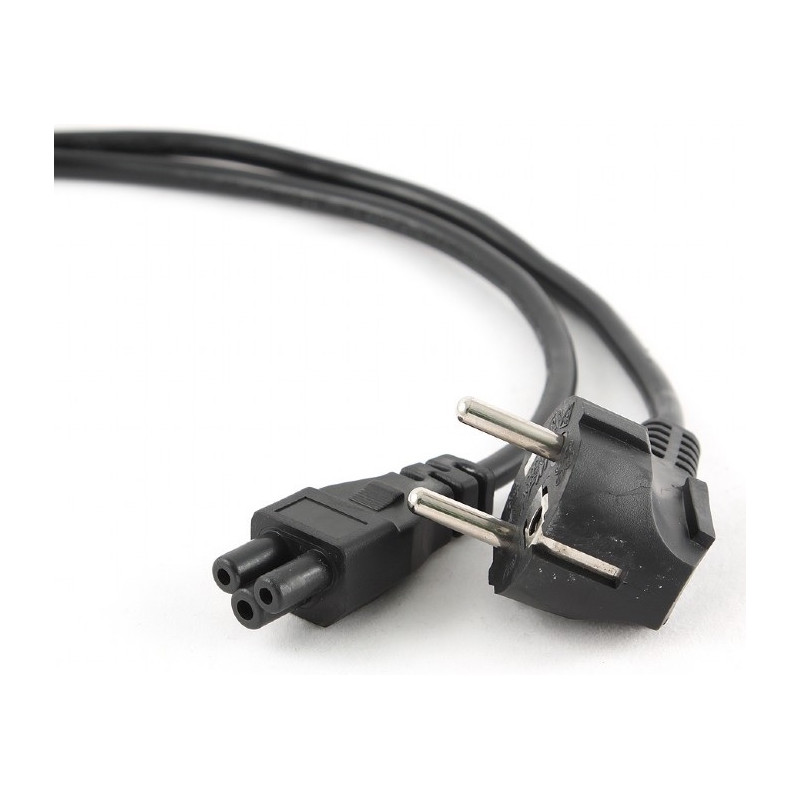 CABLE DE ALIMENTACION PORTATIL (TREBOL) 1Mts.