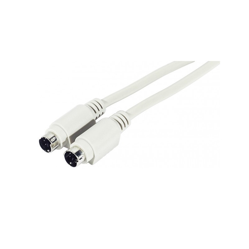 CABLE CONMUTADOR TECLADO PS/2 MDIN6 M-M 2Mts