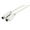 CABLE CONMUTADOR TECLADO PS/2 MDIN6 M-M 2Mts