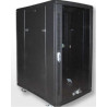 ARMARIO RACK 18U 600 X 600 PUERTA CRISTAL