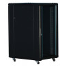 ARMARIO RACK 22U 600 X 1000 PUERTA CRISTAL + CHAPA
