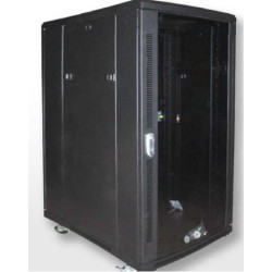 ARMARIO RACK 22U 600 X 600 PUERTA CRISTAL