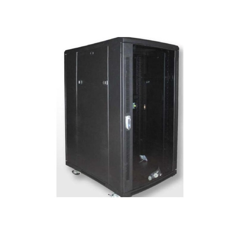 ARMARIO RACK 22U 600 X 800 PUERTA CRISTAL