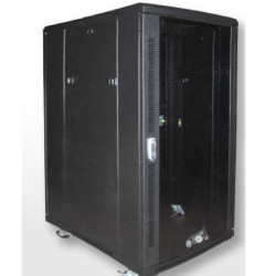 ARMARIO RACK 27U 600 X 1000 PUERTA CRISTAL