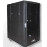 ARMARIO RACK 27U 600 X 1000 PUERTA CRISTAL