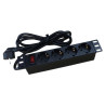 REGLETA  ALIMENTACION 10´´  4TOMAS + INTERRUPTOR