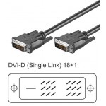 CABLE DVI-D  18+1 M - M SINGLE LINK DE 1Mts