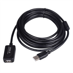 CABLE USB 2.0 AMPLIFICADOR  10M TIPO A(M)- A(H)