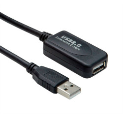CABLE USB 2.0 AMPLIFICADOR  10M TIPO A(M)- A(H)
