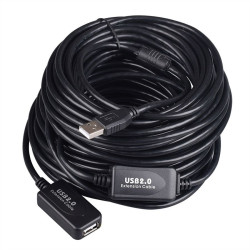 CABLE USB 2.0 AMPLIFICADOR  15M TIPO A(M)- A(H)