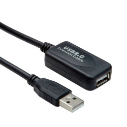 CABLE USB 2.0 AMPLIFICADOR  15M TIPO A(M)- A(H)