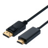 CABLE DISPLAYPORT M v1.2-HDMI UHDTV 4K/2K 2m