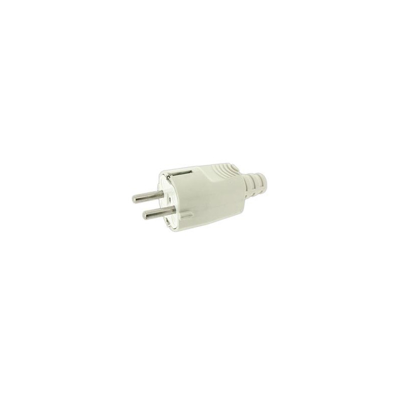 CONECTOR MACHO SCHUKO 16A BLANCO