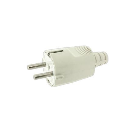 CONECTOR MACHO SCHUKO 16A BLANCO