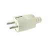 CONECTOR MACHO SCHUKO 16A BLANCO