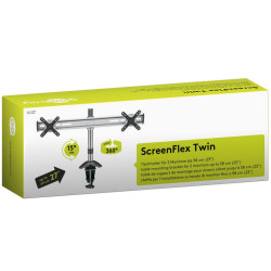 SOPORTE MONITOR LCD MESA 2 MON. HORZ. ARTIC. 24´´