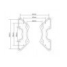 ADAPTADOR PARA SOPORTE MONITOR LCD VESA 100 - 400
