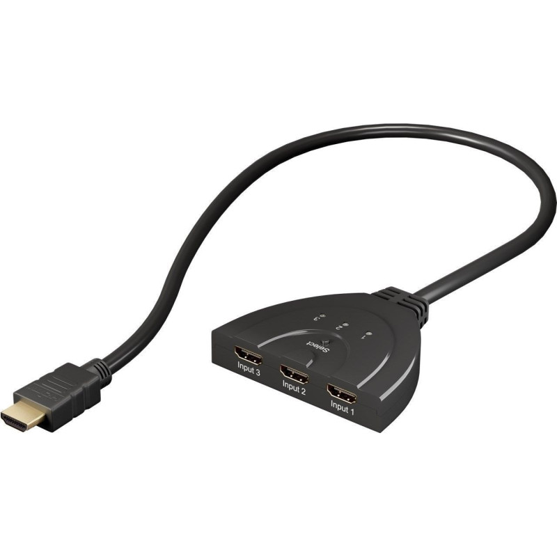 CONMUTADOR AUTOMATICO VIDEO 3 PC´S 1 MONITOR  HDMI