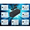MULTI CARGADOR GaN 2 X USB-C + 2 X USB A 100W