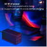 MULTI CARGADOR GaN 2 X USB-C + 2 X USB A 65W