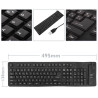 TECLADO FLEXIBLE 109 TECLAS USB NEGRO