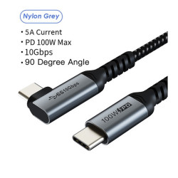 CABLE USB 3.2 Gen2 USB-C (M)-(M) 1m 10G ACODADO
