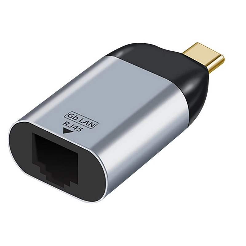 CONVERSOR USB-C  3.1 (M) - RJ45 GIGABIT COMPACTO