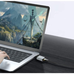 CONVERSOR USB-C  3.1 (M) - RJ45 GIGABIT COMPACTO