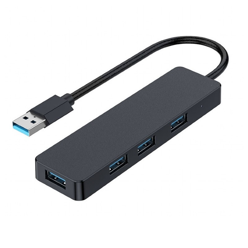 HUB USB-A 3.0  4 PUERTOS SIN ALIMENTACION