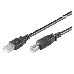 CABLE CONEXION USB 2.0 A-B  0.25 MTS