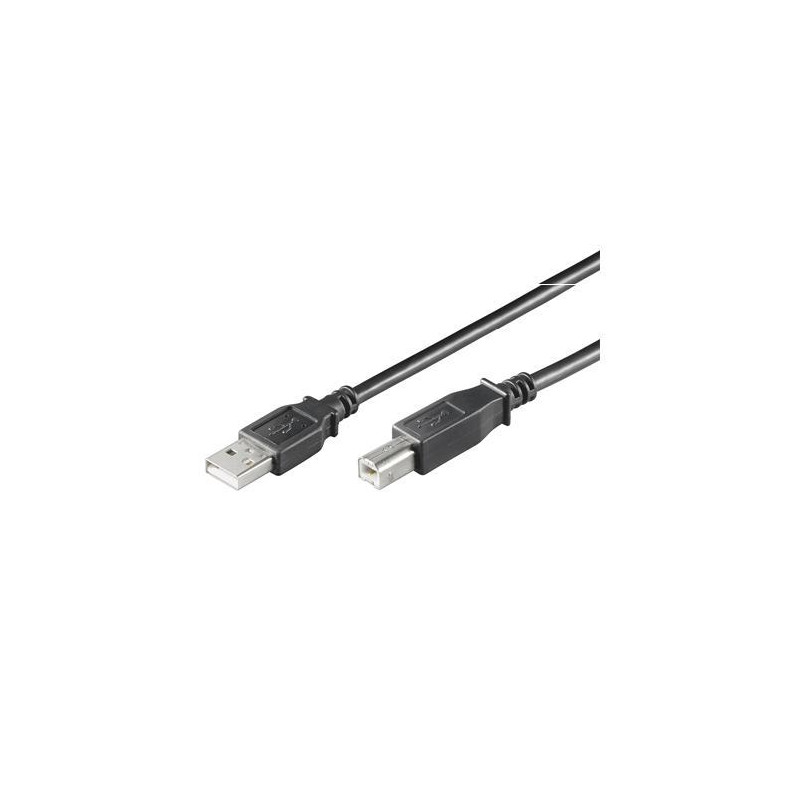CABLE CONEXION USB 2.0 A-B  0.25 MTS