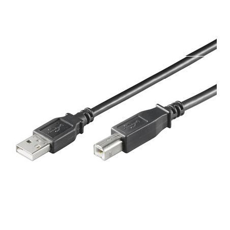 CABLE CONEXION USB 2.0 A-B  0.25 MTS