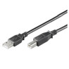 CABLE CONEXION USB 2.0 A-B  0.25 MTS