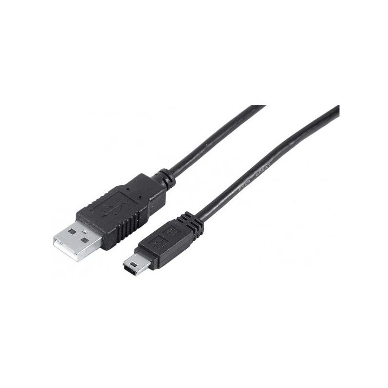 CABLE USB 2.0 TIPO A(M)- USB B Mini 5 pines (M) 06