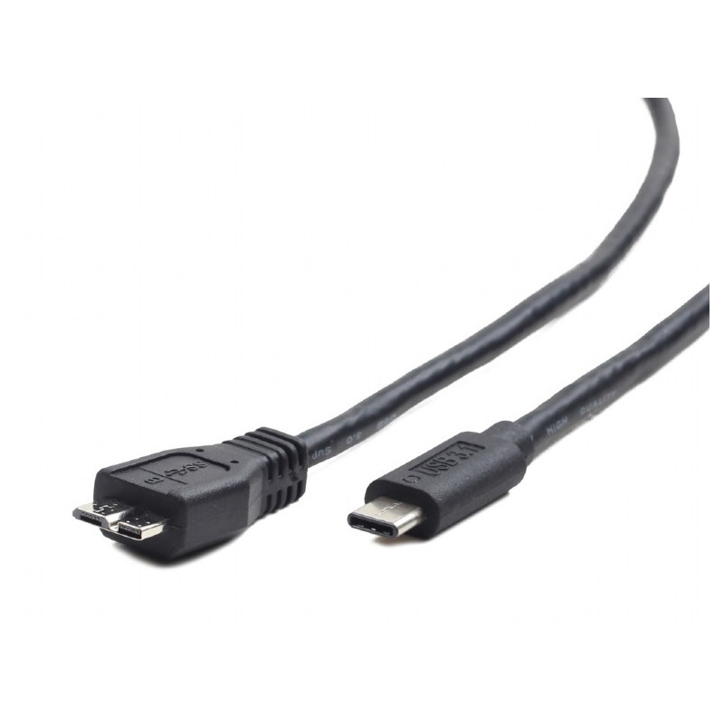 CABLE USB 3.0 USB-C (M) - MICRO USB 3.0 (M) 1m