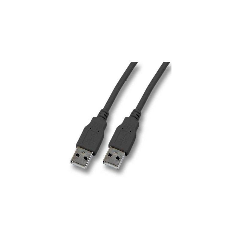 CABLE CONEXION USB 2.0 A-A  3 MTS COLOR GRIS