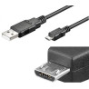 CABLE USB 2.0 TIPO A(M)-MICRO USB TIPO B (M) 3 Mt