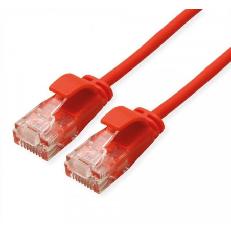 LATIGUILLO ROJO UTP CAT6A FLEXIBLE SLIM 1Mts LSZH