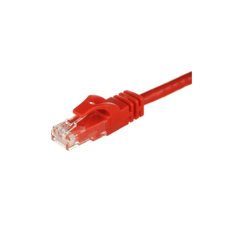 LATIGUILLO ROJO UTP CAT6 FLEXIBLE 1Mts