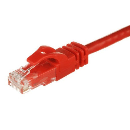 LATIGUILLO ROJO UTP CAT6 FLEXIBLE 1Mts
