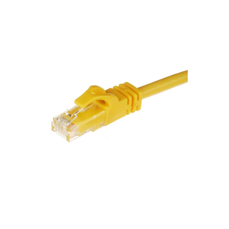 LATIGUILLO AMARILLO UTP CAT6 FLEXIBLE 0.5Mts