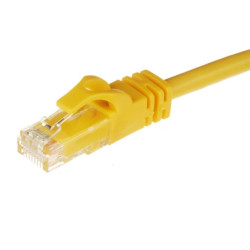 LATIGUILLO AMARILLO UTP CAT6 FLEXIBLE 1Mts