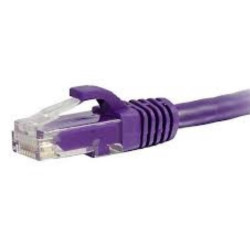 LATIGUILLO MORADO UTP CAT6 FLEXIBLE 0.3Mts